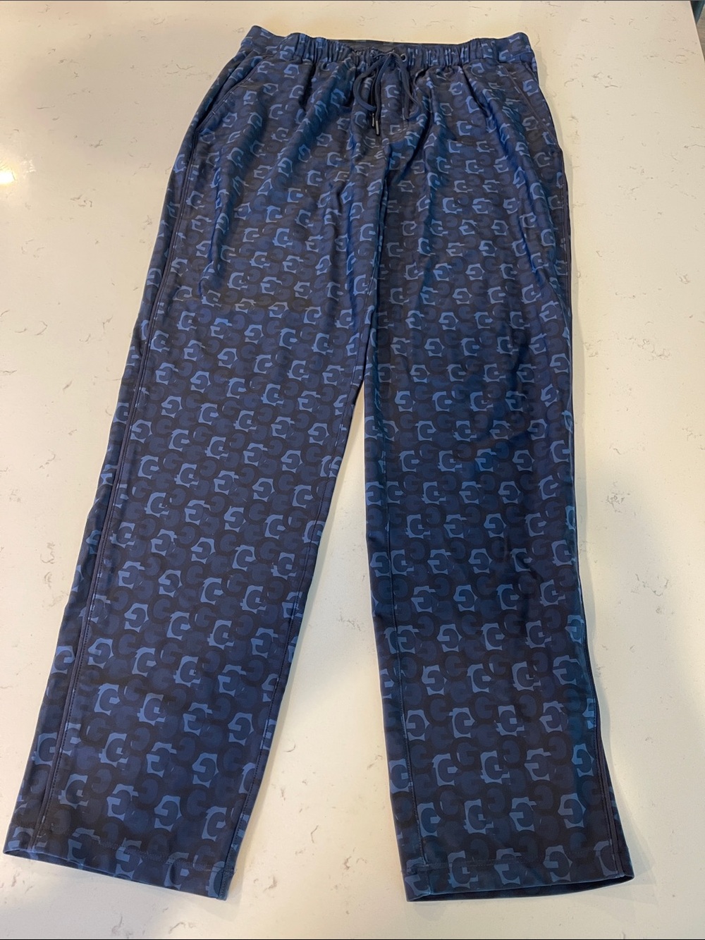 G/FORE All Over G’s Women’s Performance Blue Tech Track Pants Medium